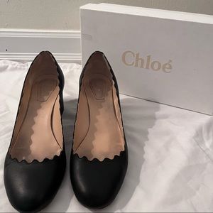 Chloe Scalloped Pumps